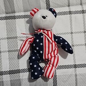 Patriotic Star and Stripe Teddy Bear
